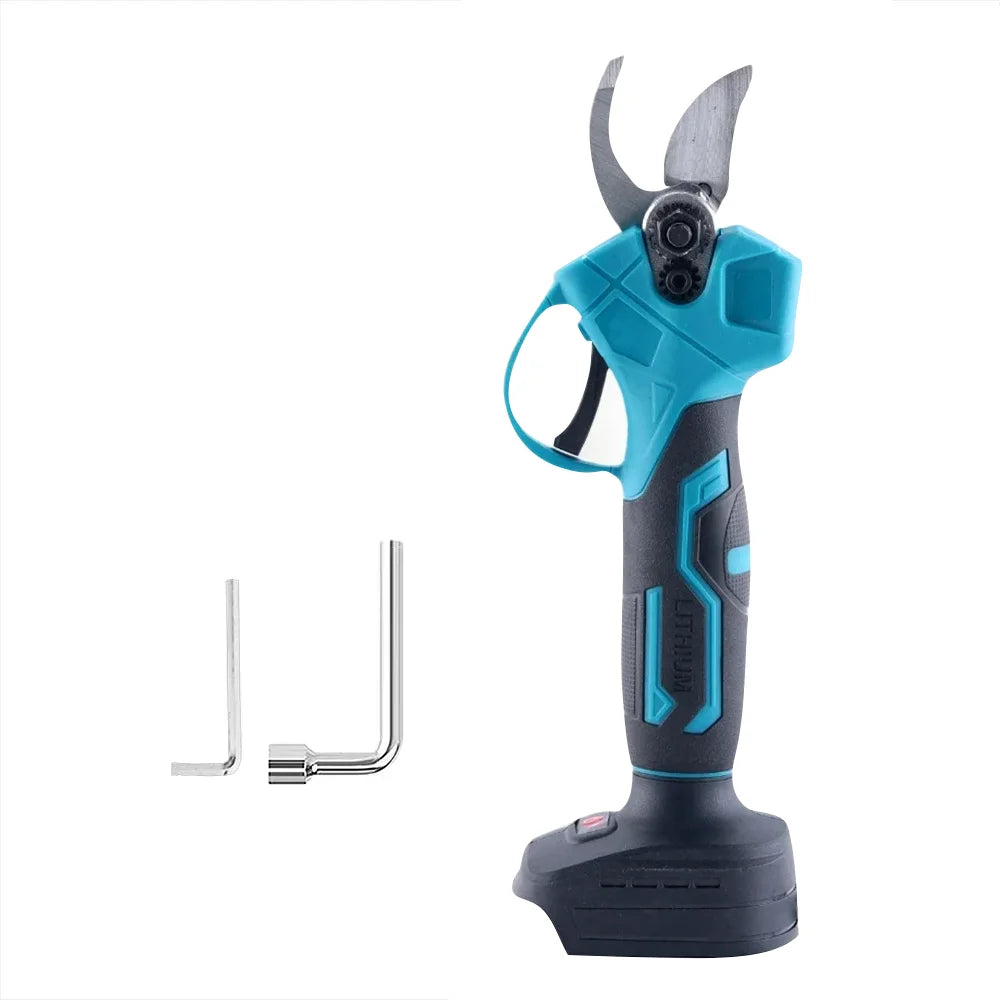 Makita compatible 18V Electric Pruning Shears Cordless Rechargeable Tree Branch Pruner Garden Electric Scissors for Yard Garden Lawn Tools