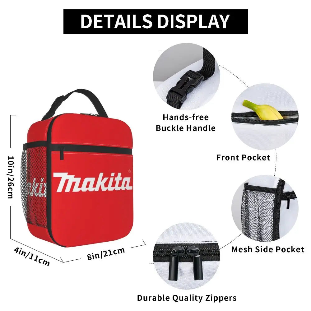 Makita lunch bag Picnic Storage Food Boxes Portable Container Cooler Thermal Lunch Box Tote