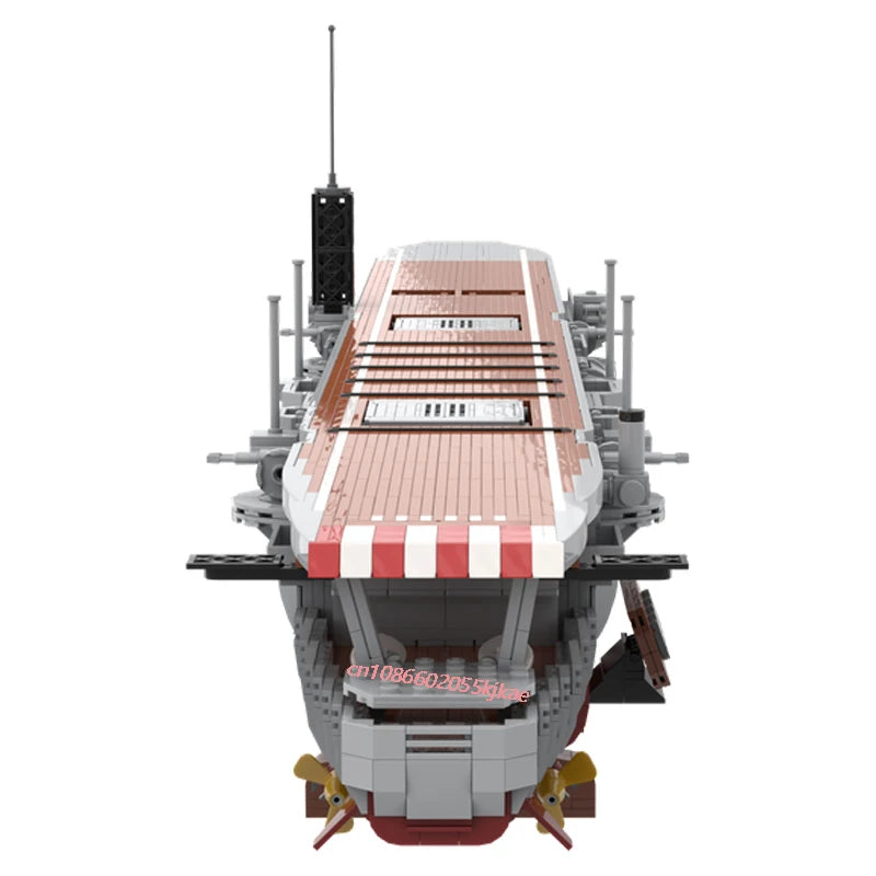 Zuiho JV 3626PCS WW2 Military MOC Zuiho light aircraft carrier warship Model DIY creative ideas high-tech Child Toy Assembly Puzzle Gift