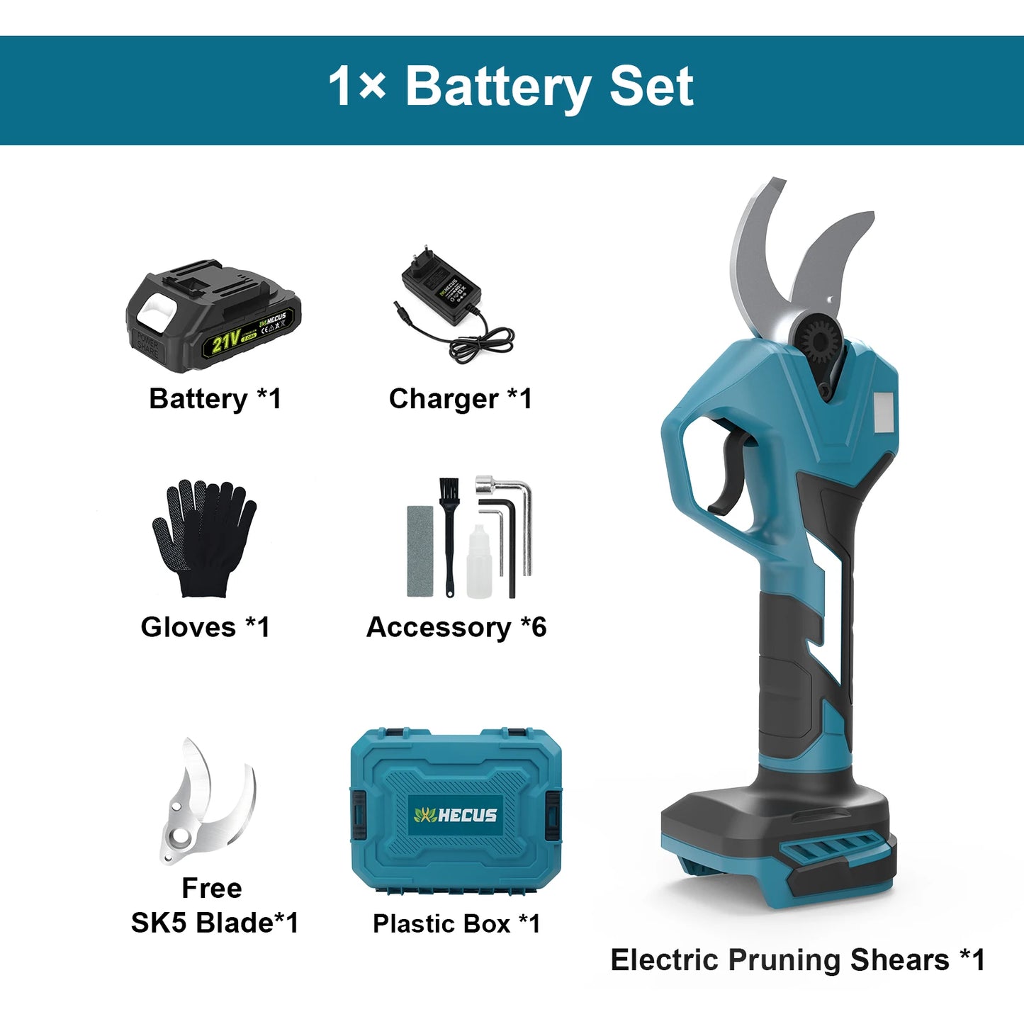 Makita Compatible 189V JV Gisam 40mm Brushless Electric Pruner Shear 2Gear Cordless Fruit Tree Bonsai Pruning Electric Scissors For Makita 18V Battery Pin