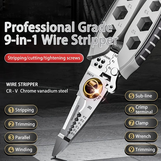 AIRAJ 9-in-1 Multifunctional Electrician Pliers