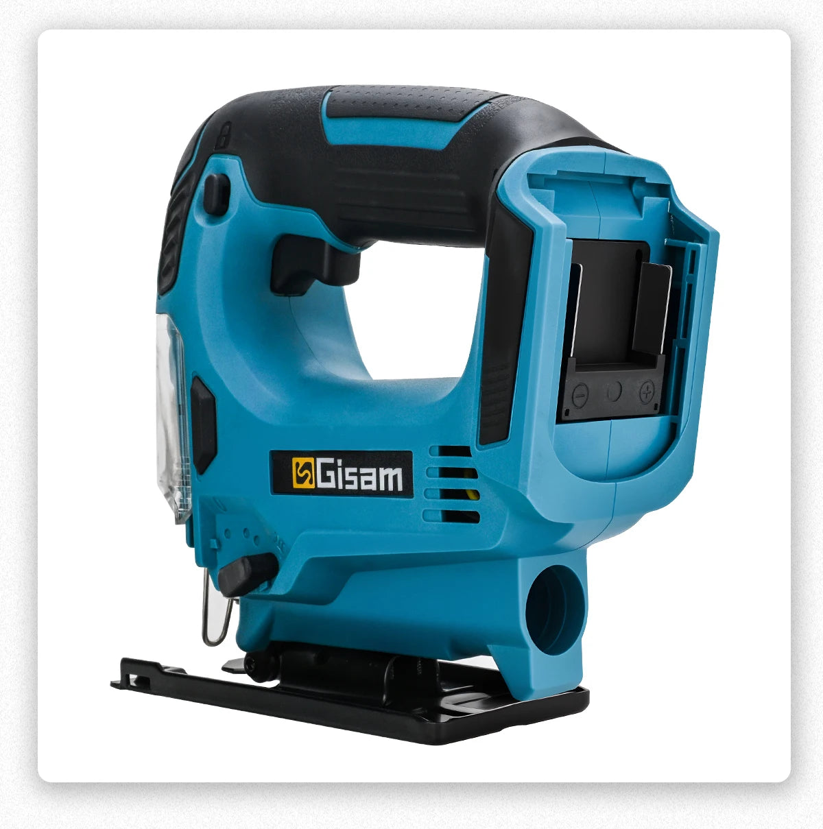 Makita Compatible 18V Gisam 26mm Electric Jigsaw Portable Cordless Saw Multi-Function Wood Cutting Woodworking Machines For Makita 18V Battery pin