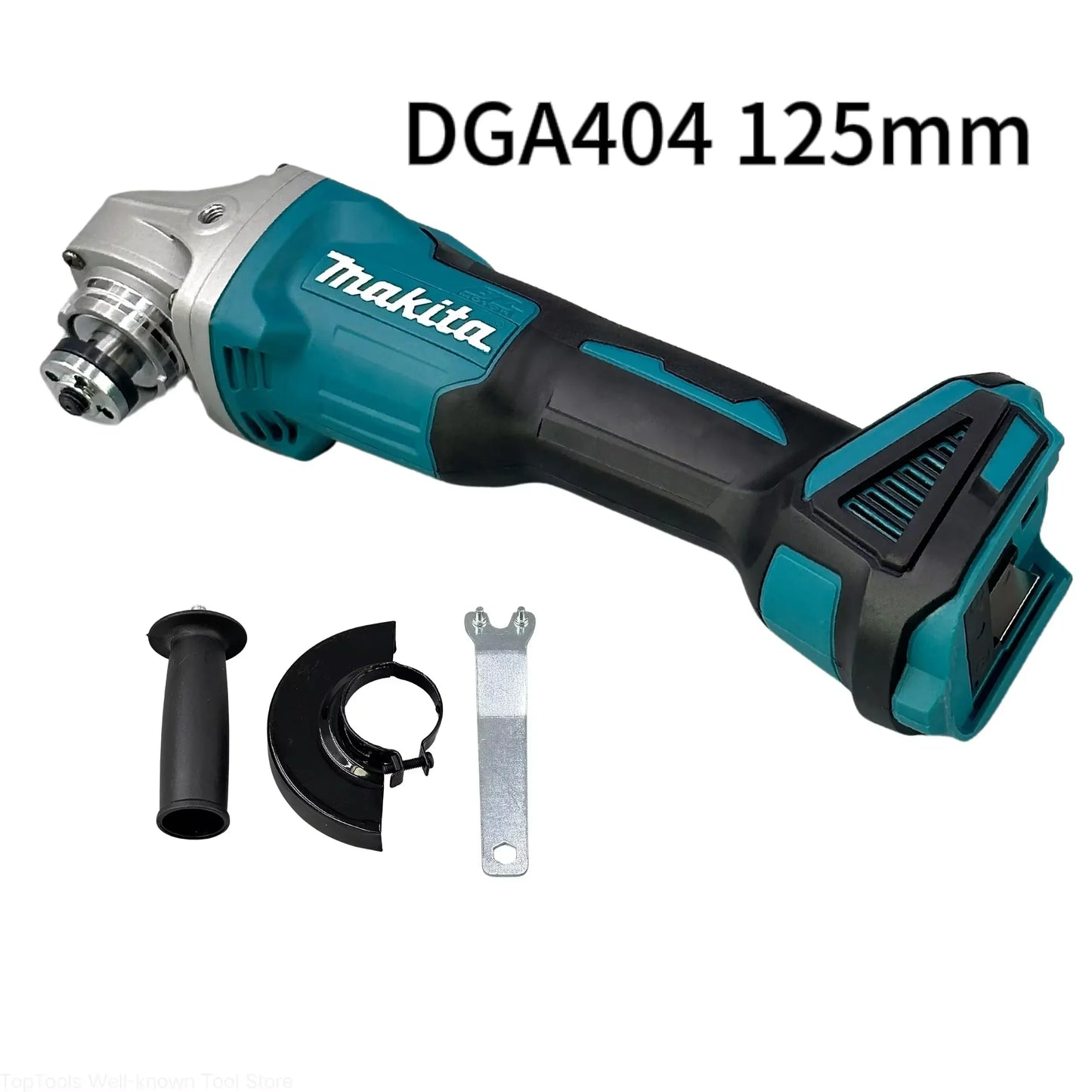 Makita Original 18V 125mm DGA404 Brushless Lithium Electric Angle Grinder with battery and charger combos Rechargeable Cutting Machine High Power Polishing Machine
