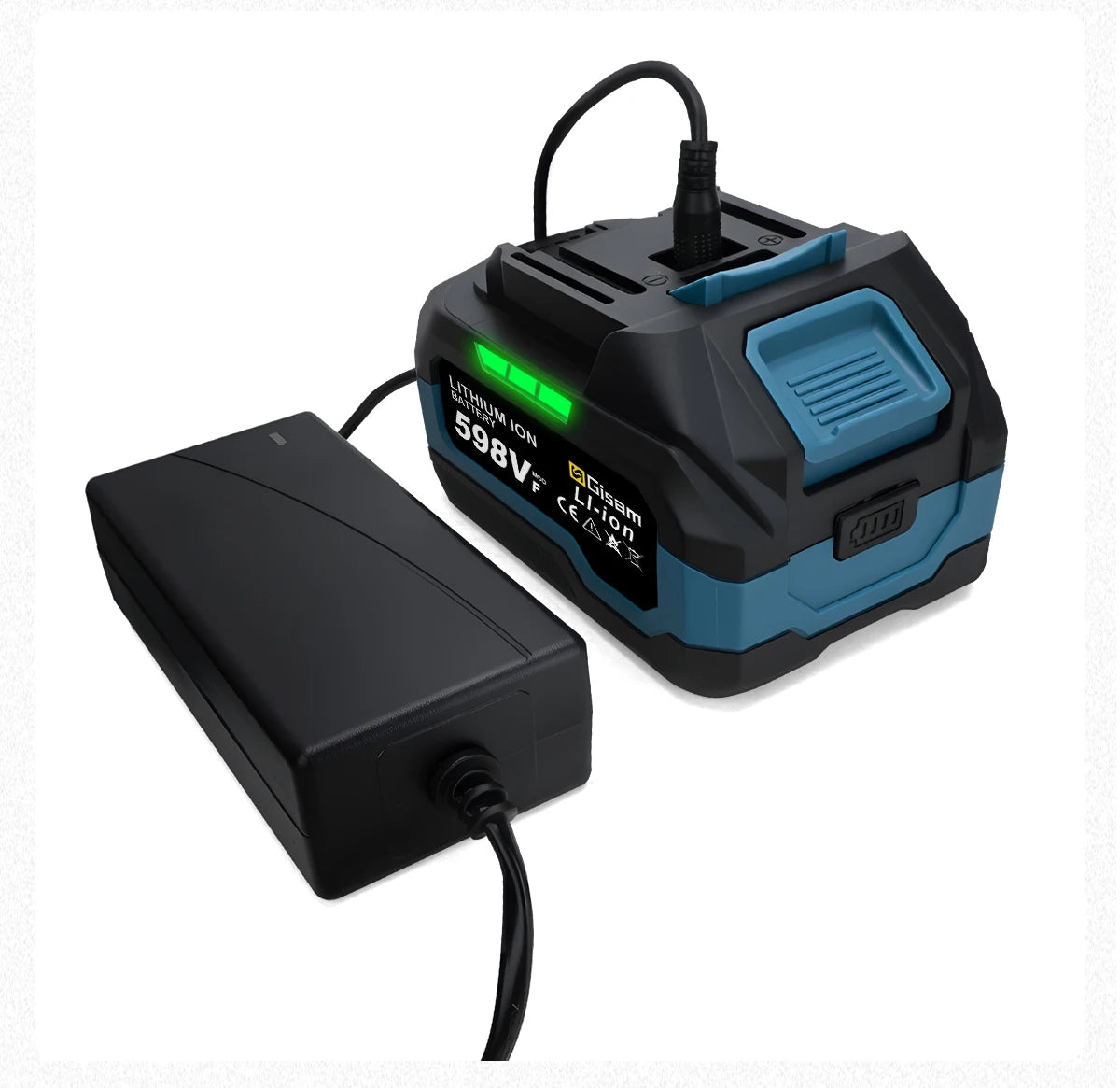 Makita Compatible 18V Gisam Rechargeable Battery 4.0AH 6.0AH Power Tool Lithium battery Led indicator batteries Pack For Makita 18v Battery Pins
