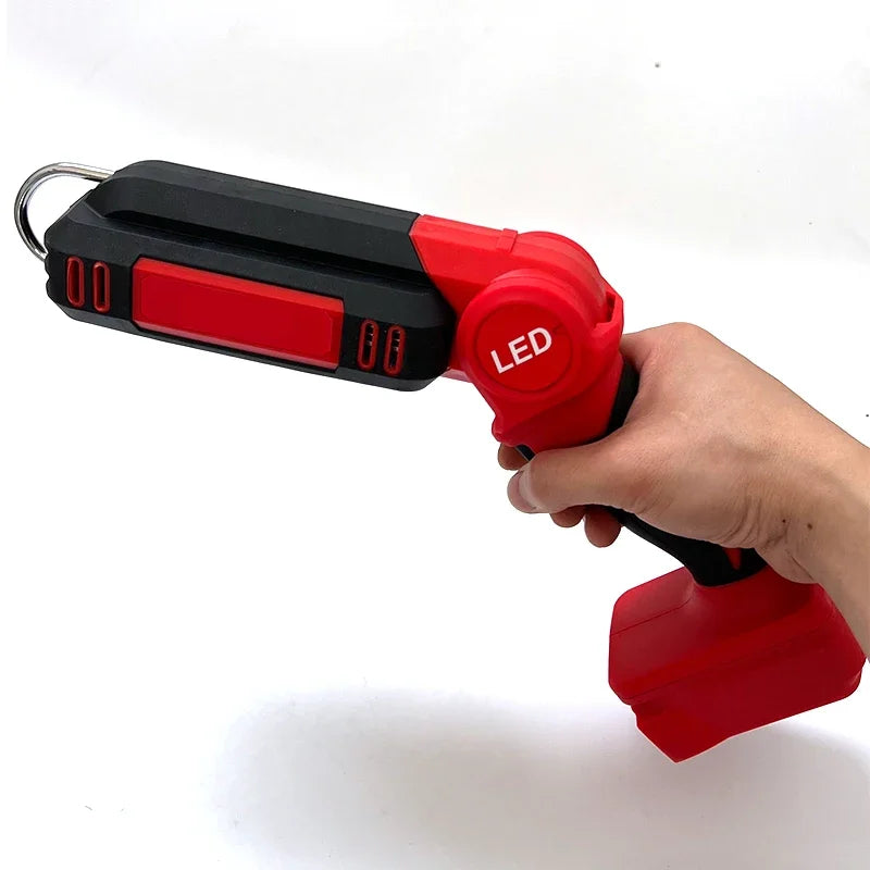 Milwaukee Compatible 18V JV LED Work Light Super Bright 90 DegreeClip on Light Lithium Battery 20V M18 Flood Light Outdoor Lighting Camping