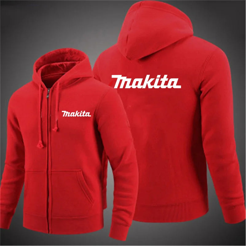 Makita Unisex Zipped Hooded Jacket