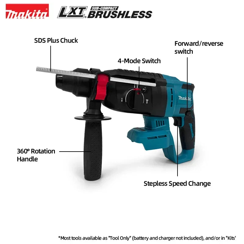 Makita 18V 26MM Brushless Hammer Drill