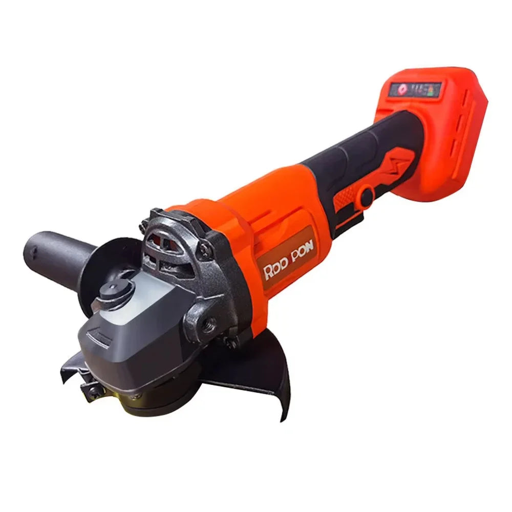 Makita Compatible JV 18V RDDSPON Brushless Angle Grinder Variable Speed Rechargeable Cordless Electric Grinding Polishing Machine 100mm 125mm Power Tools