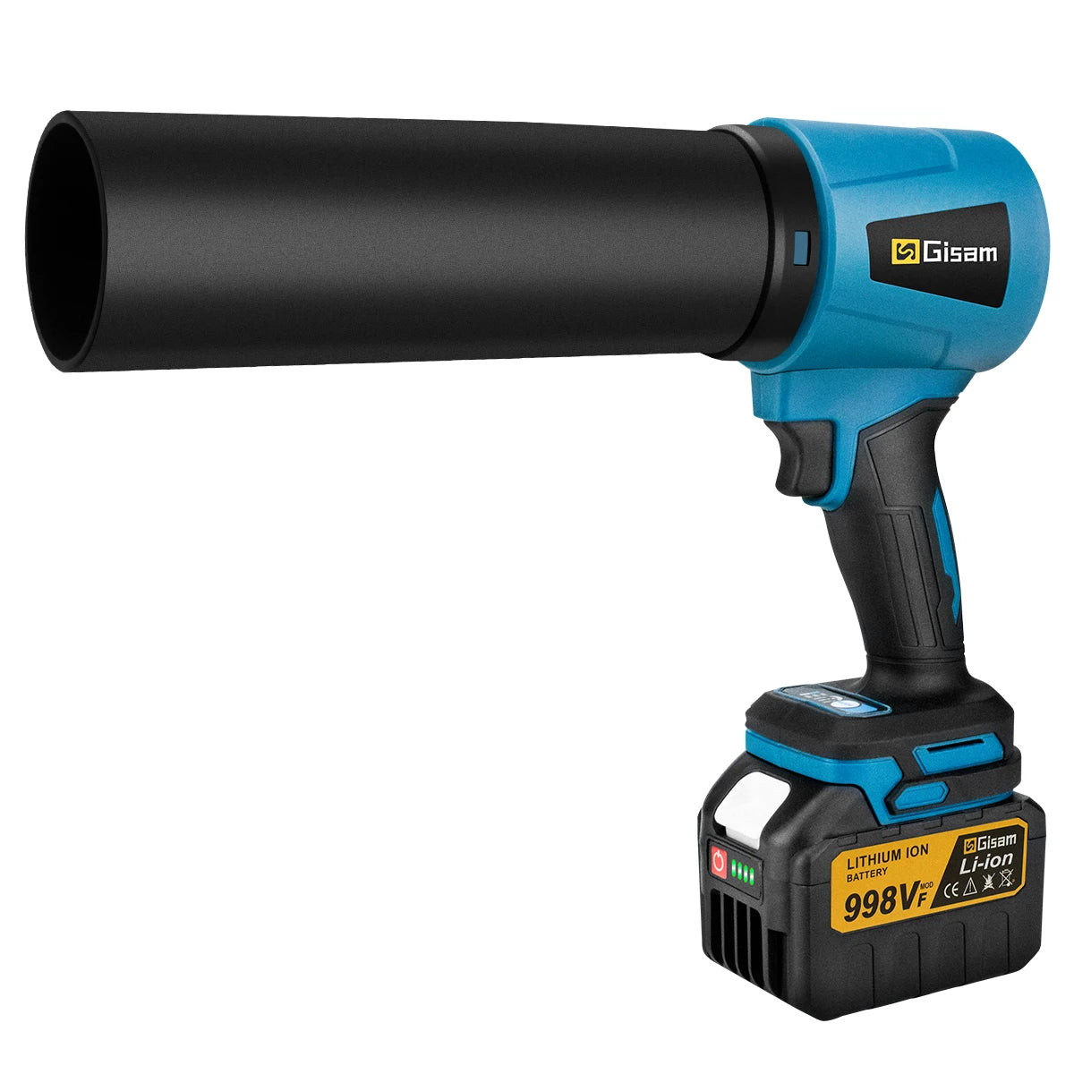 Makita Compatible 18V JV Gisam 300000RPM Brushless Electric Turbo Blowers Jet Fan 400M/S Handheld Leaf Blower Dust Blowing for Makita 18V Battery Pins