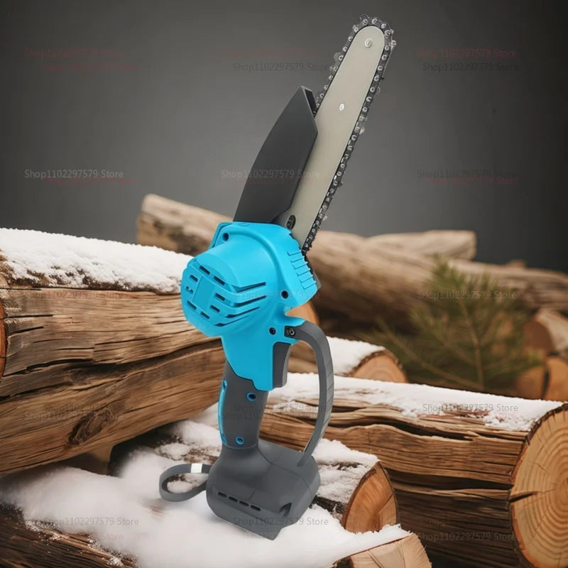 Makita Compatible 18V JV Mini Chainsaw Compact 6-inch Handheld Electric Log Cutting Tool for Woodworking Camping Yard Cleanup For Makita 18V Battery Pin