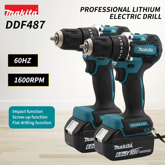 Makita DDF487 18V Cordless Driver Drill Brushless Motor- FLASH SALE