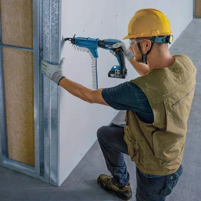 BOSCH GTB 185-LI Drywall Screw Screwdriver Bare Tool Professionl 18V Brushless Cordless Staple Guns BOSCH Power Tool GTB185-LI