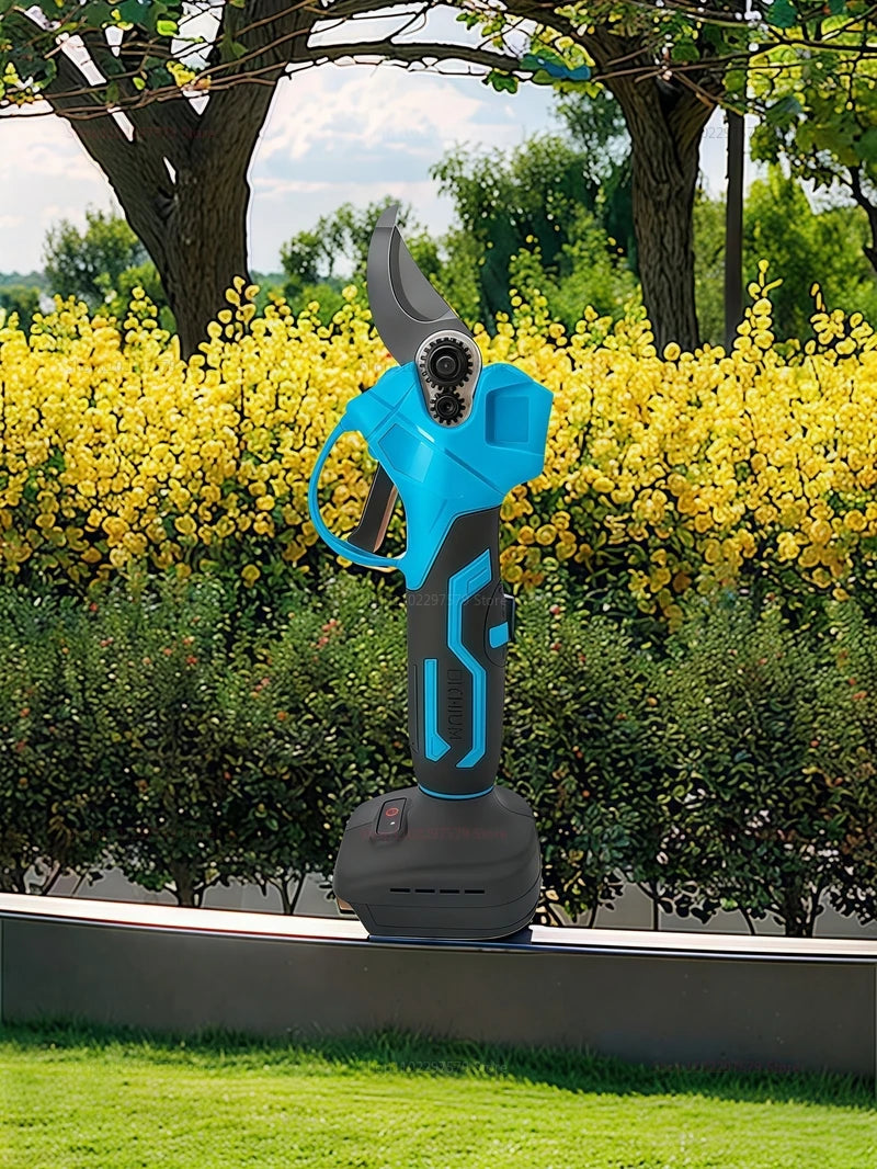 Makita compatible 18V Electric Pruning Shears Cordless Rechargeable Tree Branch Pruner Garden Electric Scissors for Yard Garden Lawn Tools