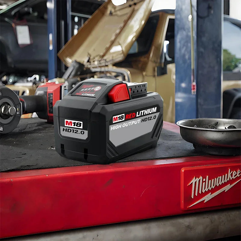 Milwaukee Original M18 12.0Ah 18V M18HB12 XC HD lithium battery- 1pk, 2pk and 3pk with charger options