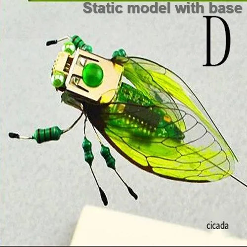 Robot JV STEAM DIY Robotic Insects Science Invention Electronic Animal for School Competition Non-soldered DIY Kit Stem Toys Robot Animal