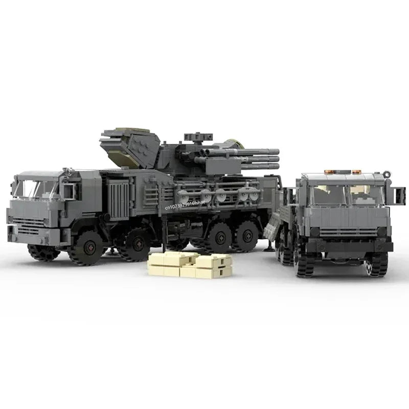 PANTSIR S2 SA-22 JV NEW 1845PCS WW2 Military MOC PANTSIR S2 SA-22 air defense system Model DIY creative ideas Child Toy Assembly Puzzle BirthdayGift