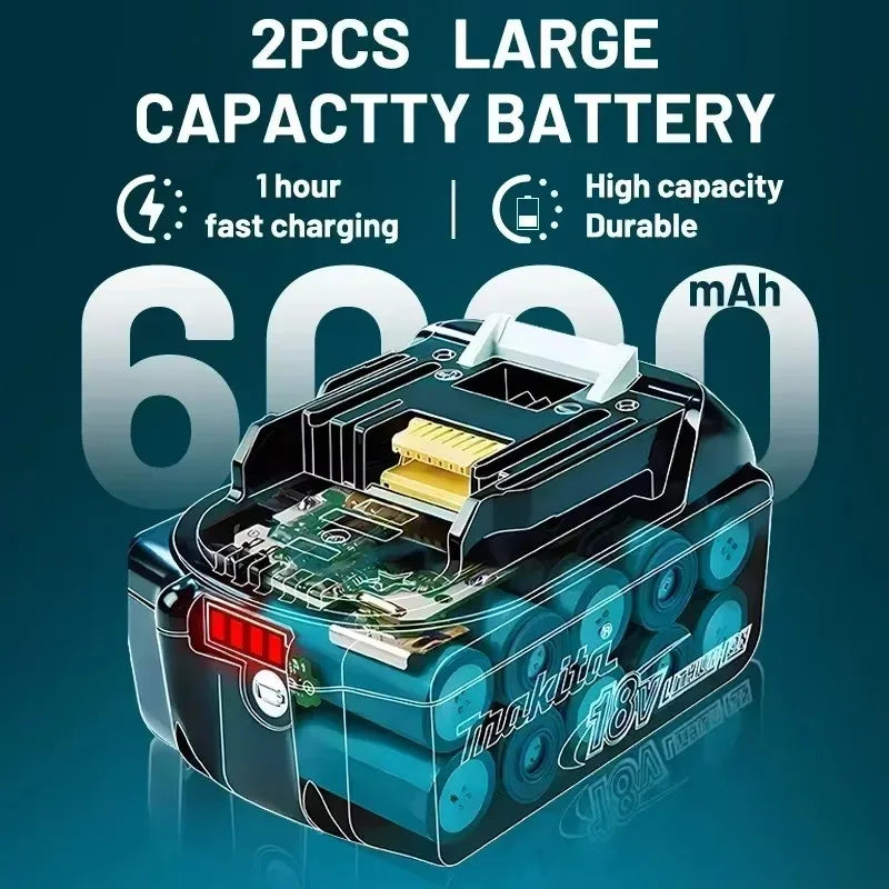 Original Makita 18V 6.0Ah Battery TBW