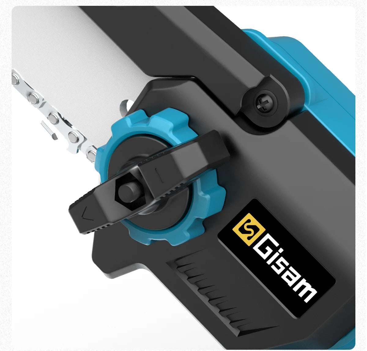 Makita 18V compatible Gisam 8Inch Brushless Telescoping Pole Electric Chainsaw High Branch Saw Garden Pruning Power Tool For Makita 18V Battery Pin