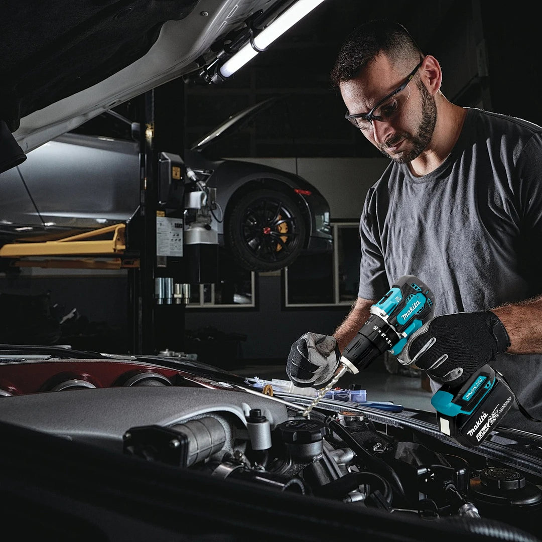 Makita DDF487 18V 10mm Brushless Handheld Electric Screwdriver 18V Lithium Battery Variable Speed for Household Appliance  Tool