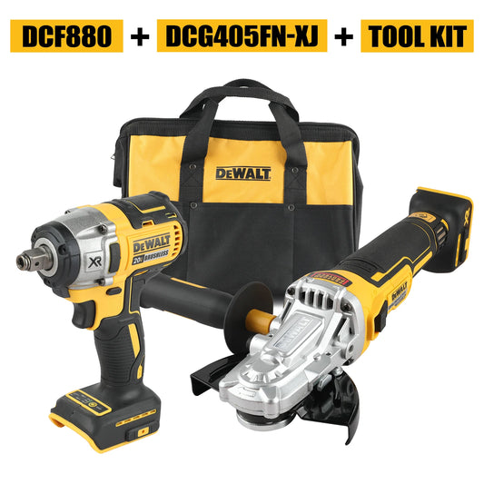 DeWalt 20v brushless DCF880, DCG405 Combo- Combination kit (Tools only with bag)