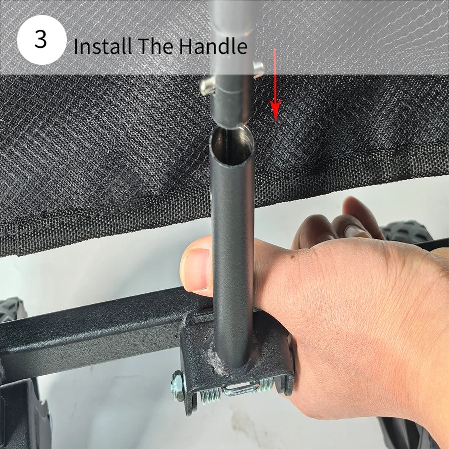 Trolley beach wagon JV Heavy Duty Large Capacity Folding Wagon Outdoor Portable Utility Cart Collapsible Pull Trolley for Shopping Beach Garden