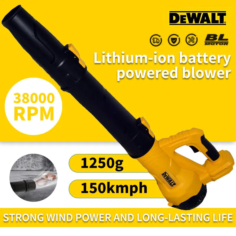 DEWALT 18V 20V Max 38000RPM Cordless Air Blower Brushless Handheld Leaf jet Turbo Blower Power Tool For DEWALT 20V Battery