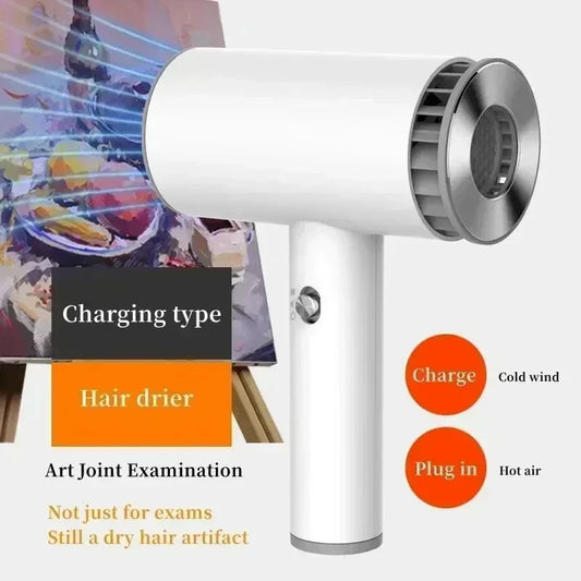 Hair dryer 20000RPM Portable Wireless Hair Dryer Rechargeable Blow Dryer
