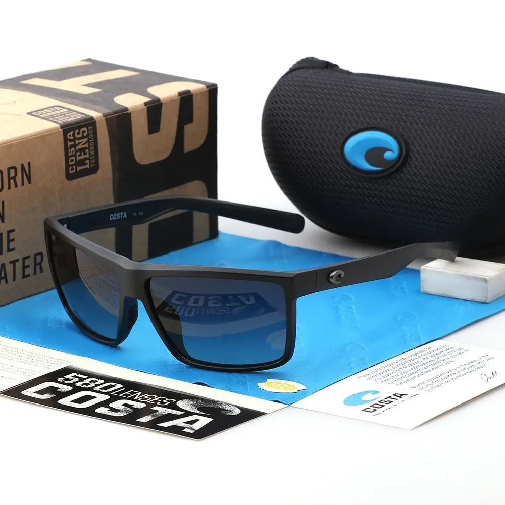 COSTA Brand New JV Square Sunglasses Women Men High Quality Glasses Outdoor Riding Fishing Sun Glasses Retro Shades Uv400