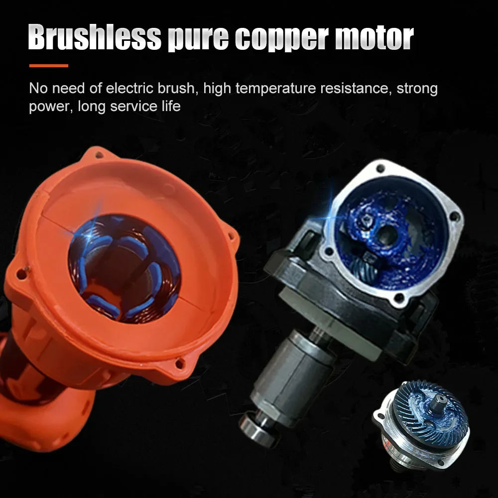 Makita Compatible JV 18V RDDSPON Brushless Angle Grinder Variable Speed Rechargeable Cordless Electric Grinding Polishing Machine 100mm 125mm Power Tools