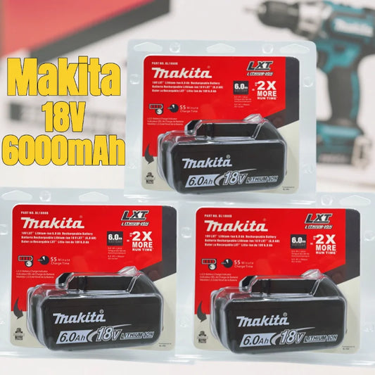 Original Makita 18V 6.0Ah Battery TBW