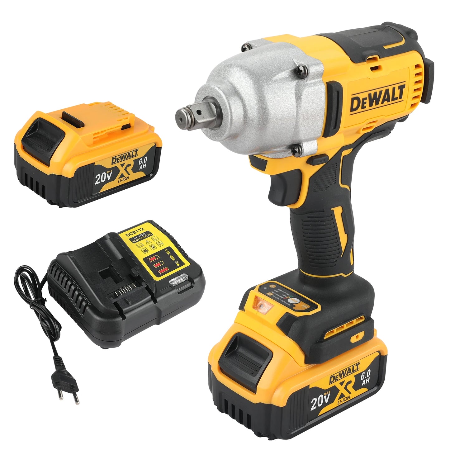 DeWalt DCF900 20V 1/2-Inch High Torque Brushless Impact Wrench with Battery and Charger