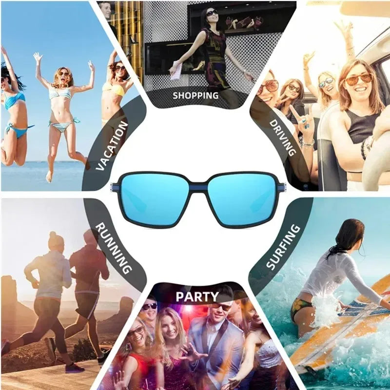 Okuma JV - Unisex UV400 Polarized Glasses, suitable for outdoor sports such as driving, fishing, cycling, hiking, etc