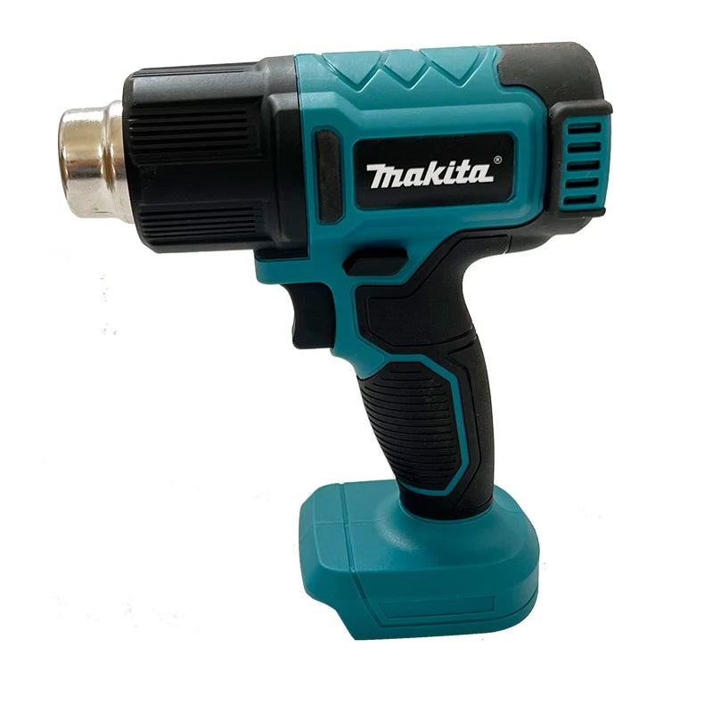 Makita 18V JV Digital Display Electric Air Guns Cordless Heat Gun 2 Nozzles Industrial Shrink Wrapping Hot Air Gun for 20V Battery