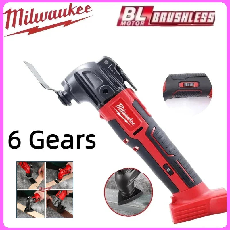 Milwaukee Oscillating Multi 18V Battery Electric Function Tool 6 Gears Cordless Vibration Trimmer Cutting Saw Power Tools