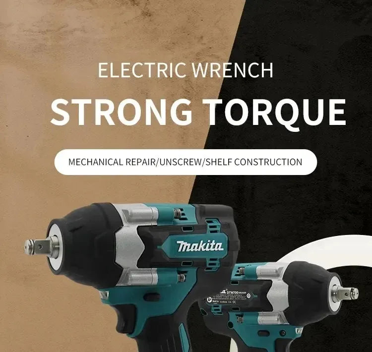 Makita DTW700 Brushless 18V Cordless High Torque Electric Wrench Screwdriver Rechargeable Torque Tool