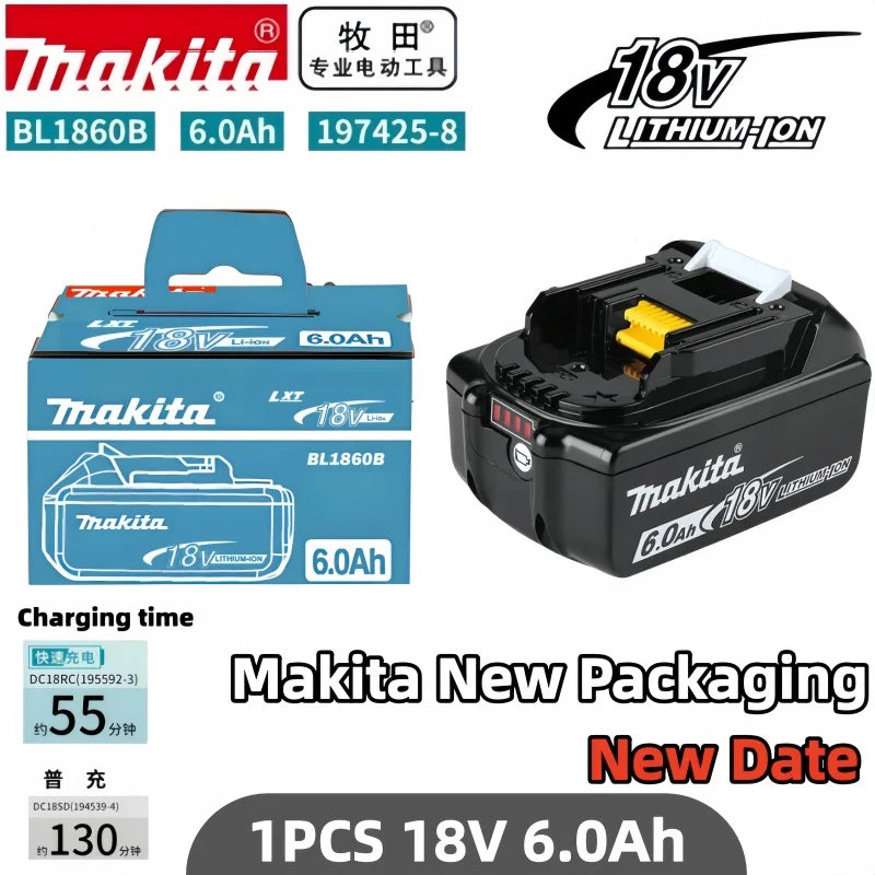 Makita Original 18V DDF487 and battery Combos Cordless Driver Drill Brushless Electric Impact Screwdriver 18V Rechargeable Power Tool