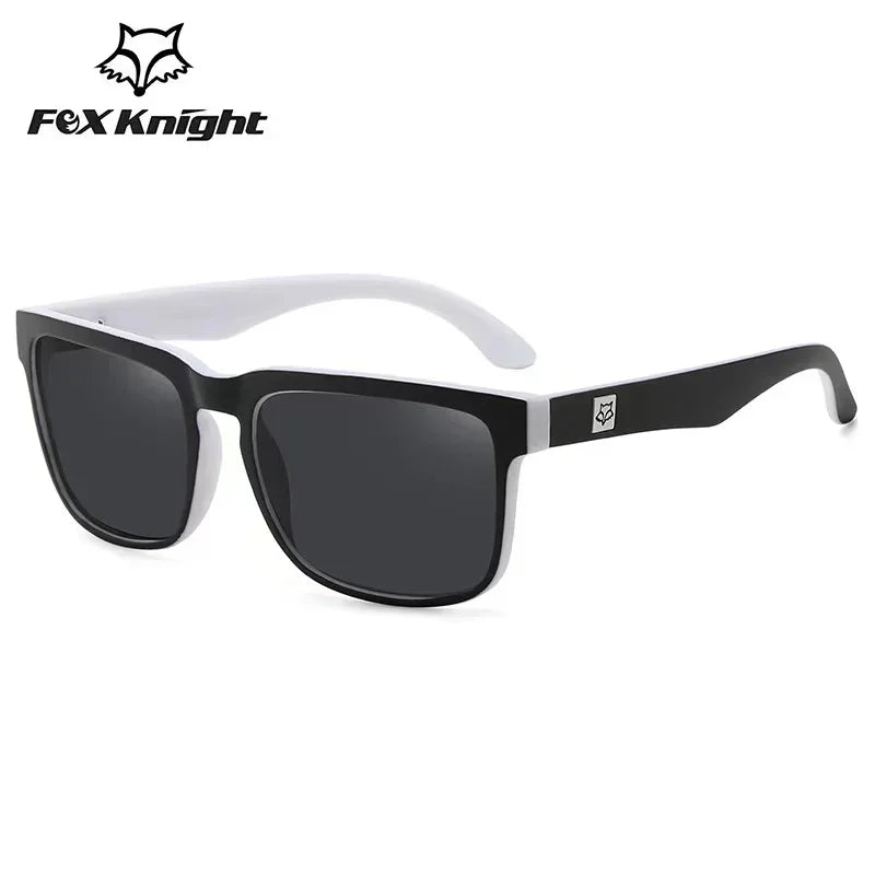Fox New JV Knight Brand Square Sunglasses Women Men High Quality Glasses Outdoor Riding Fishing Sun Glasses Retro Shades Uv400