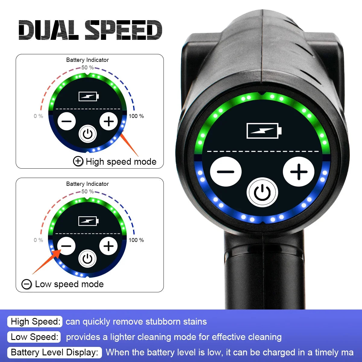 Makita Compatible 18V JV 6 IN 1 Brushless High Pressure Car Washer Gun Wiredless Rechargeable Spray Car Washing Machine Garden Tool for Makita 18VBattery