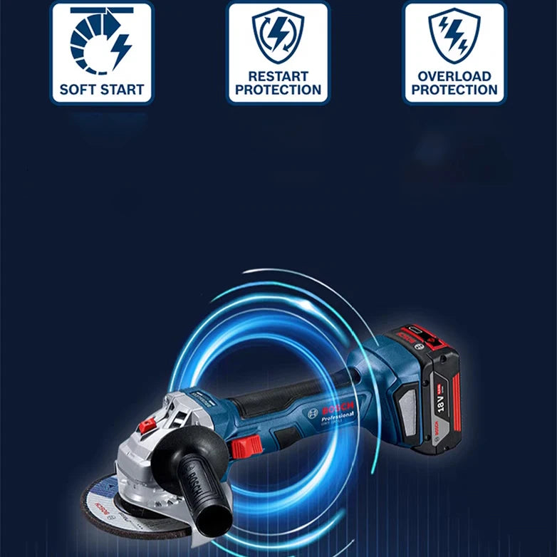 Bosch GWS 18V-8 Professional 18V Cordless Angle Grinder M10 100mm Brushless Cutting Machine 11,000 rpm Power Tools