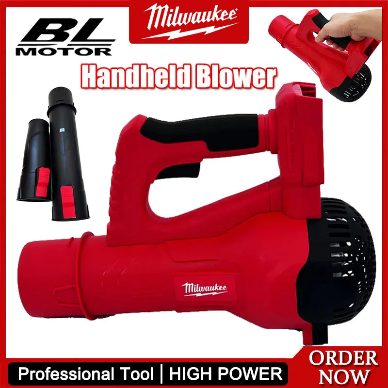 Milwaukee 18V 38000RPM Portable Cordless Air Blower Brushless Handheld Leaf Jet Turbo Blower For Milwaukee 18V Battery Power Tool