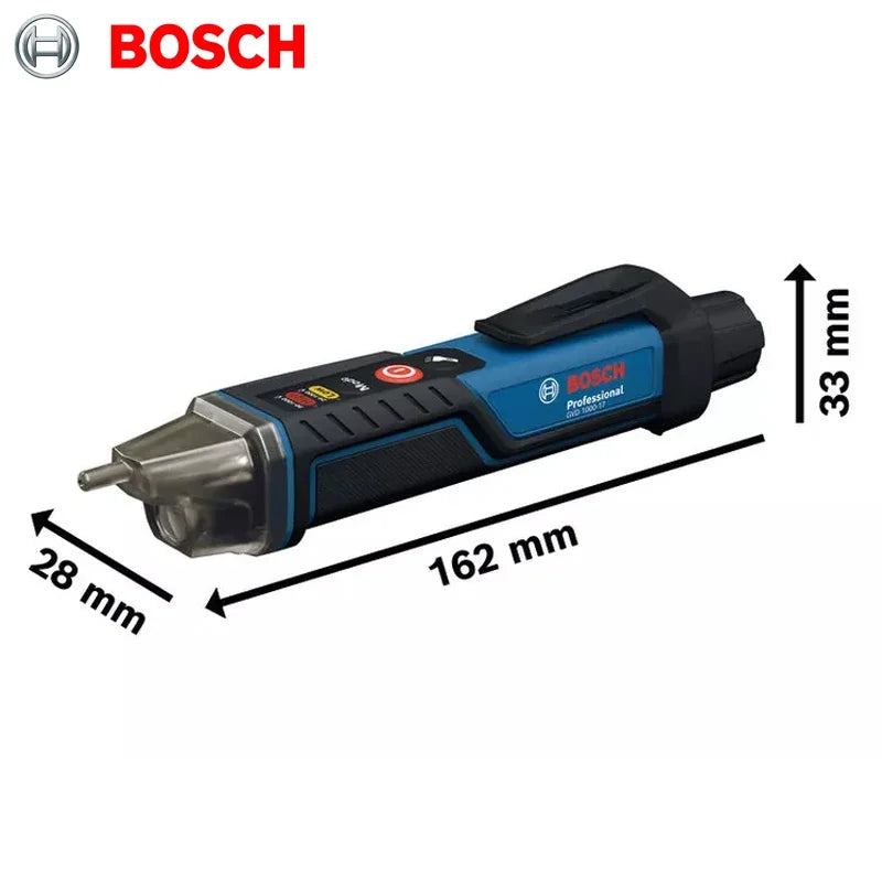 BOSCH Professional Non-contact Voltage Tester Self-test IP67 Rating Dual Voltage for Electric Drill Working GVD 1000-17