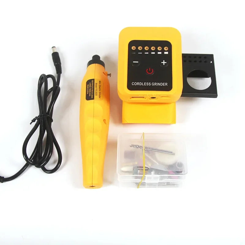 Makita Milwaukee DeWalt Compatible JV Die Grinder 18V 20V Max Lithium Battery Electric Grinder Portable Speed Adjustment DIY Electric Drill for Makita/Dewalt/Milwaukee 18V Li-ion Battery