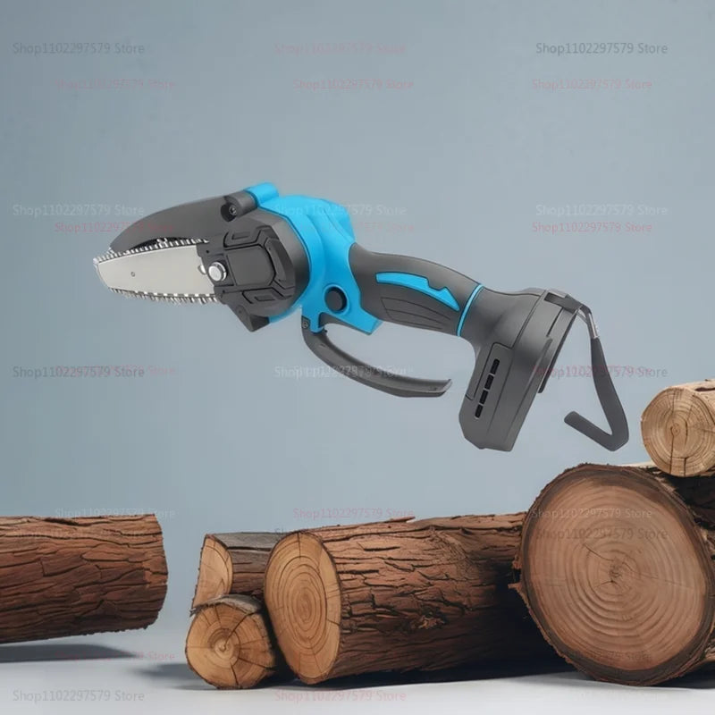 Makita Compatible 18V JV Mini Chainsaw Compact 6-inch Handheld Electric Log Cutting Tool for Woodworking Camping Yard Cleanup For Makita 18V Battery Pin