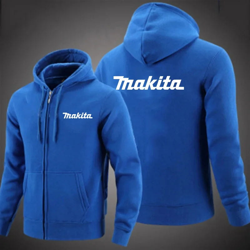 Makita Unisex Zipped Hooded Jacket