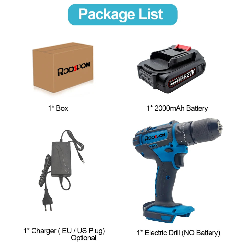 Makita Compatible 18V JV RDDSPON 13mm Cordless Electric Drill Screwdriver 25+3 Torque 520N.M Impact Hammer Drill Power Tool For Makita 18v Battery News