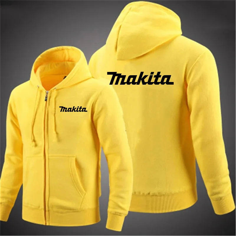Makita Unisex Zipped Hooded Jacket