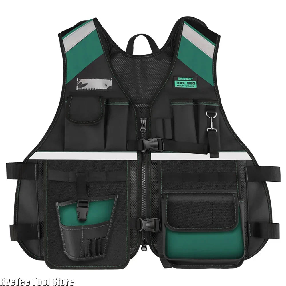 Greener Tool Vest – Lightweight, Breathable, and Built for the Job