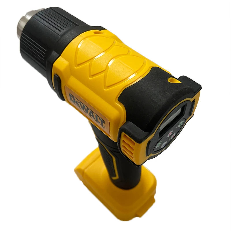 Dewalt 18V 20V Heat Gun Digital Display Electric Air Guns Cordless Heat Gun With 3 Nozzles Industrial Shrink Wrapping Hot Air Gun for 20V Battery
