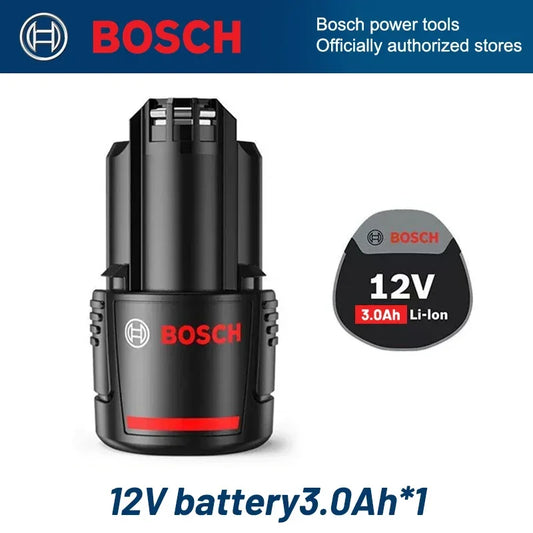 Bosch Original 3.0Ah 12V battery, 3000mAh BAT411 Lithium ion Rechargeable Battery BAT411A BAT412 BAT412A BAT413 Battery Charger