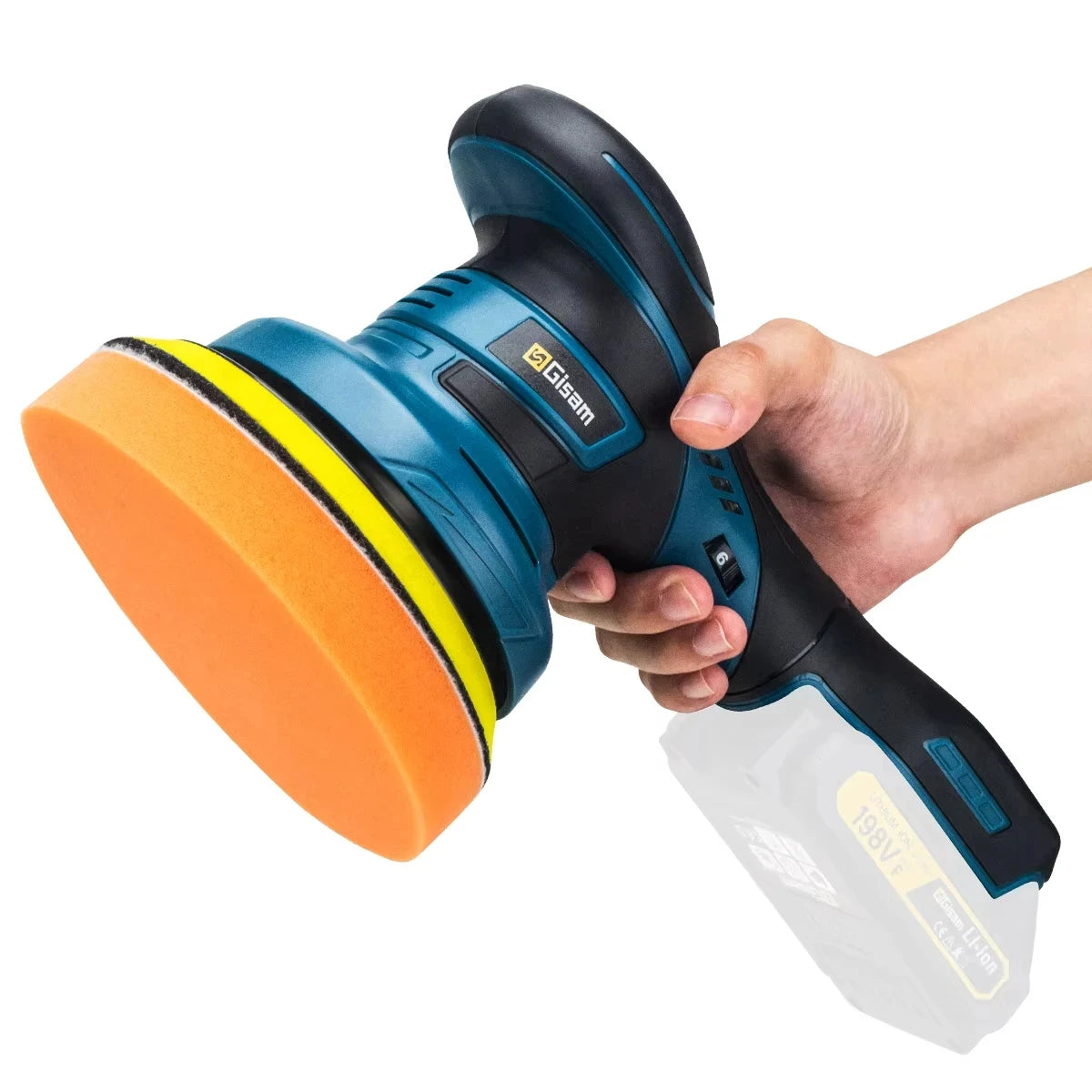 Makita Compatible 18V JV Gisam Brushless Car Polisher 6Gears Adjustment Wireless Car Polishing Machine Electric Polish Tool For Makita 18v Battery Pins